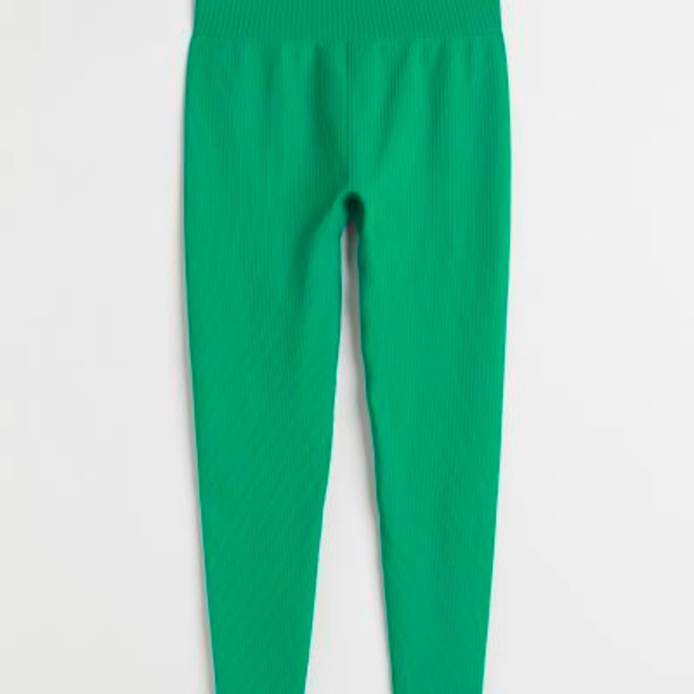 Vibrant Green High-Waist Leggings